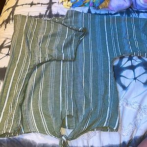 Time And Tru green blouse size S